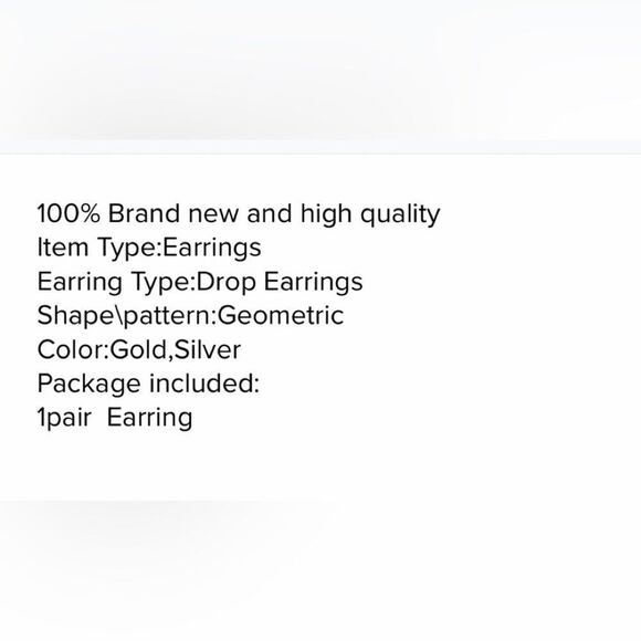 Simple heart loop earrings. Really cute - Picture 4 of 4